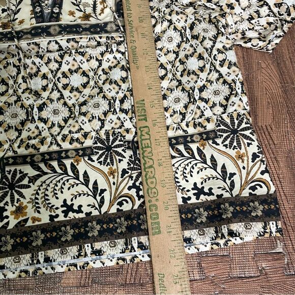 Anthropologie Puff Sleeve Lace peasant blouse‎ size Small - Picture 8 of 10